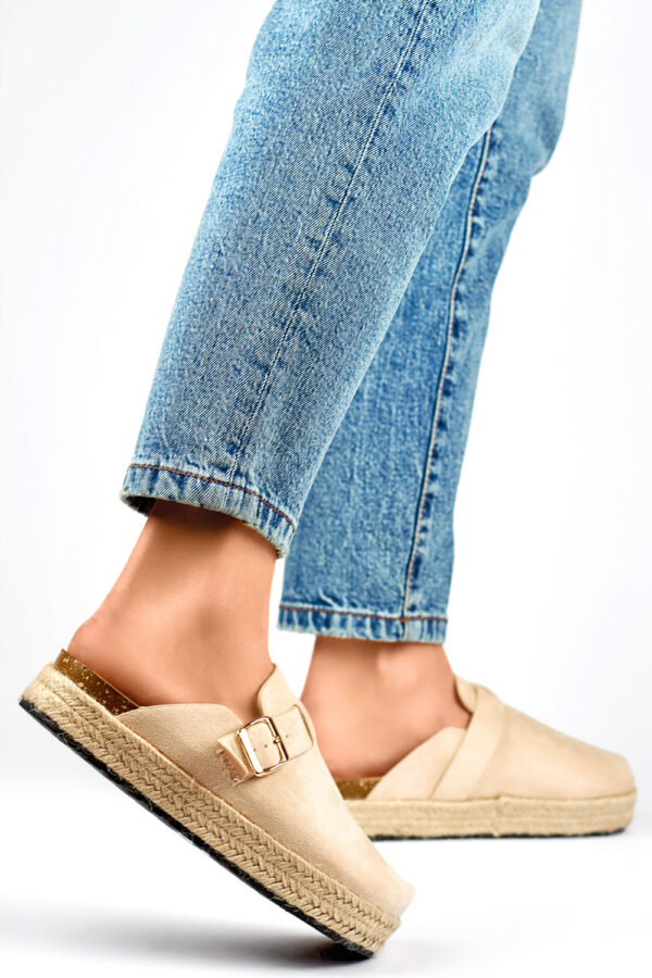 Sandał Klapki Model DM802BE Beige - PRIMO - obrazek 2