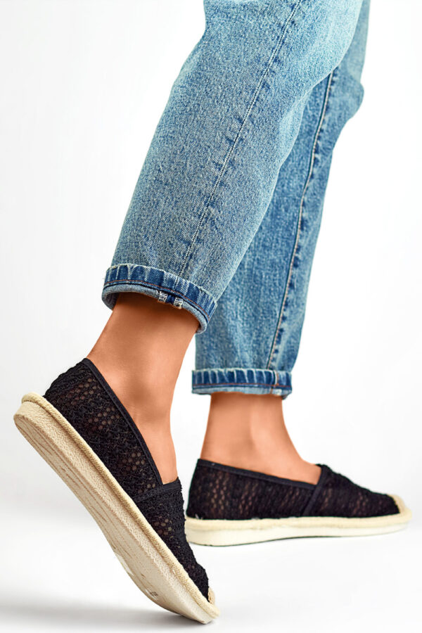 Espadryle Model XY2832-1B Black - PRIMO - obrazek 2