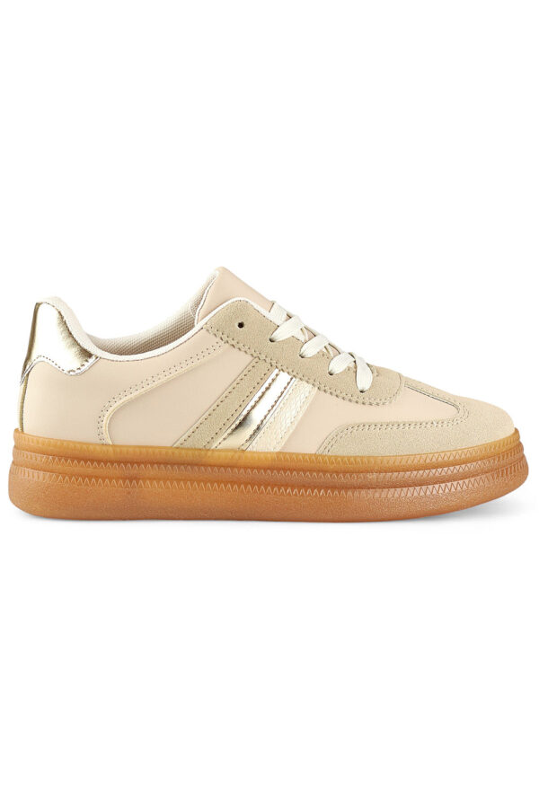 Buty Sportowe Model A185BE Beige - PRIMO - obrazek 3