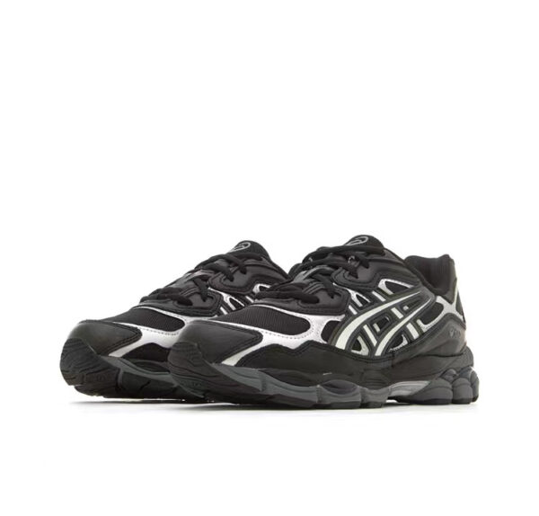 Buty Asics Gel NYC Czarne - Black Pure Silver 1203A280-002 - obrazek 2